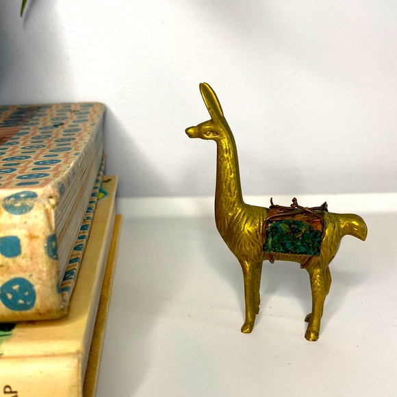 Vintage Pair of Brass Alpacas - Picture 3 of 3